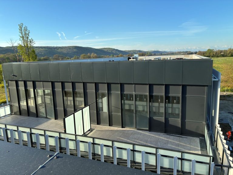 façades avec structure porteuse métallique